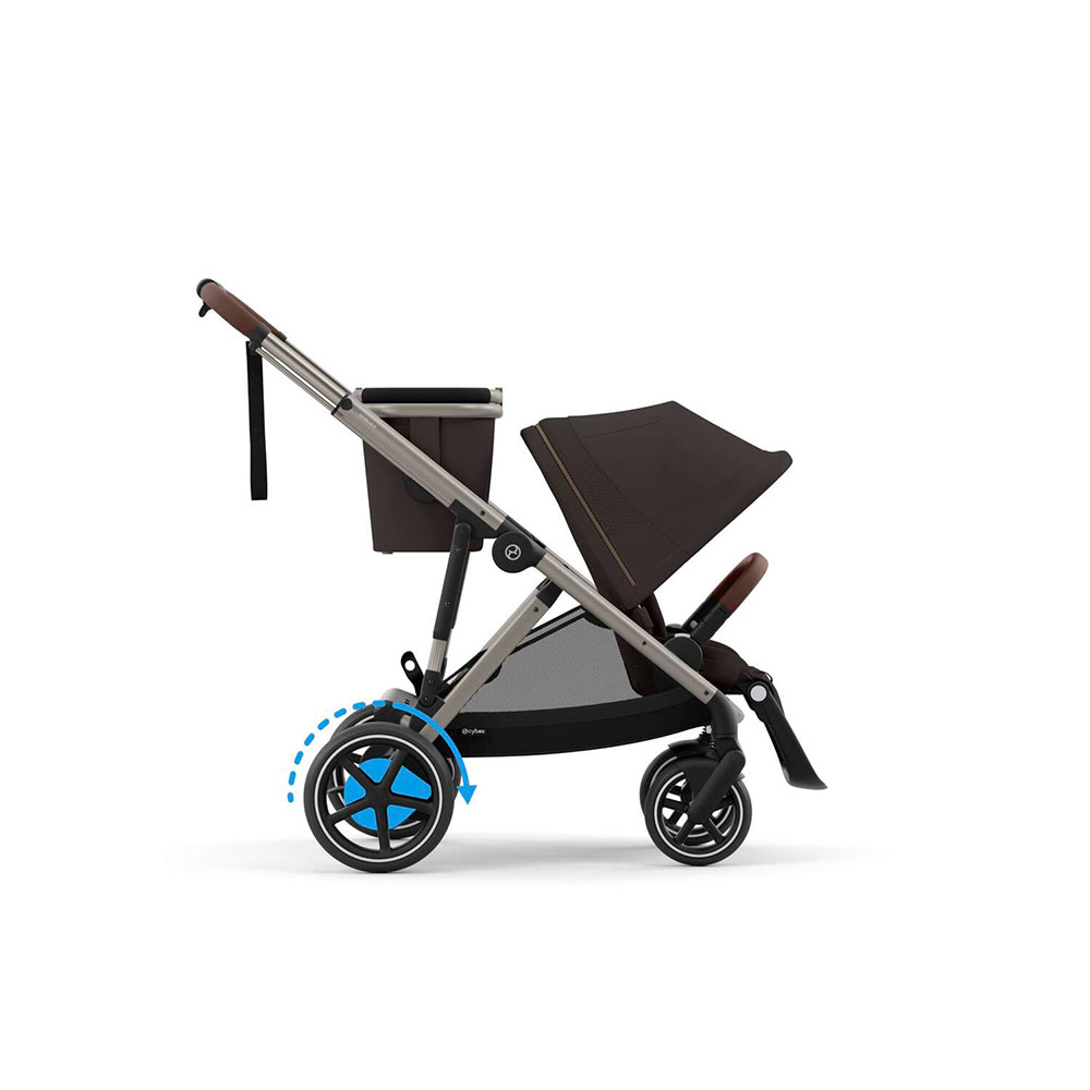 Cybex eGAZELLE S lastenrattaat Chocolate Brown