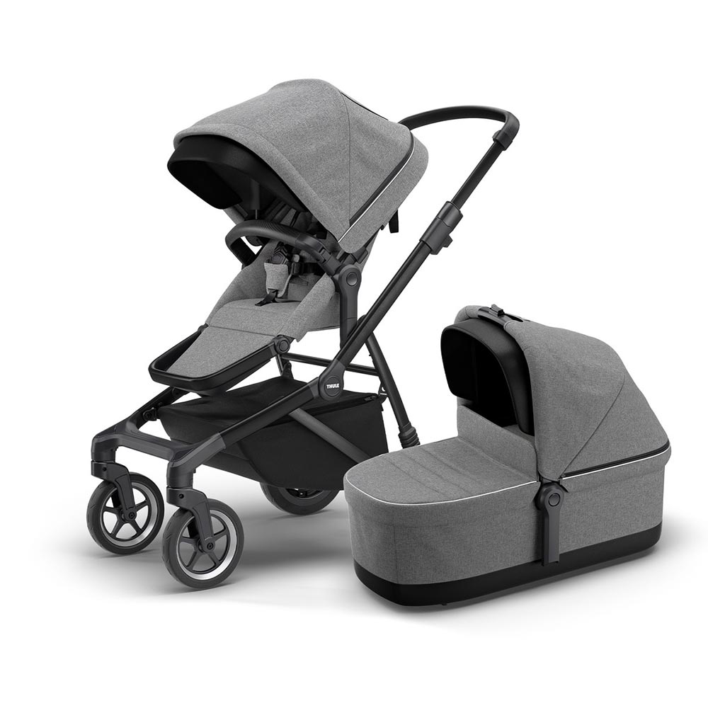Thule Sleek lastenrattaat Grey Melange/Musta