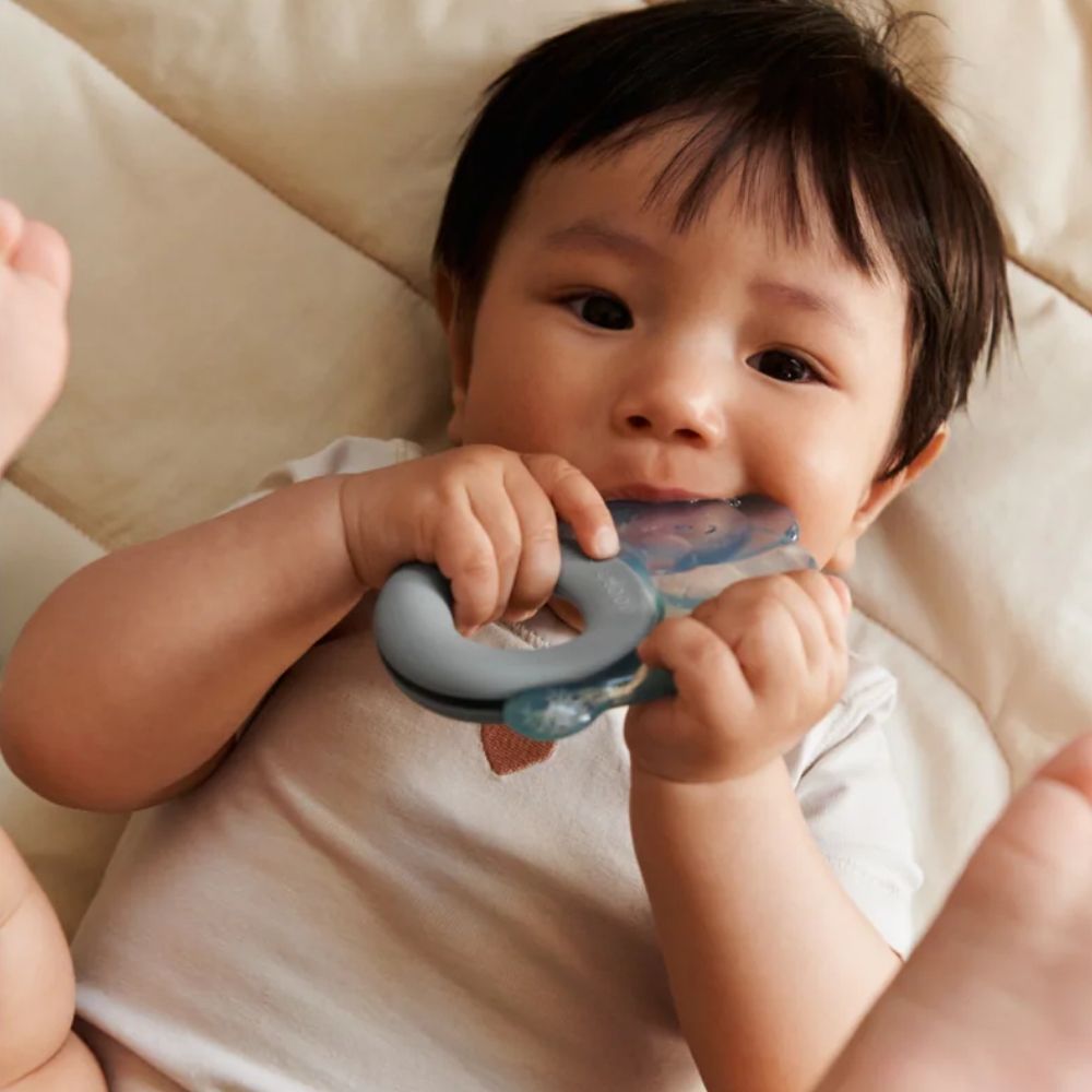 Liewood Rita Elephant Cooling Teether 2-pakning Sandy / Dove blue