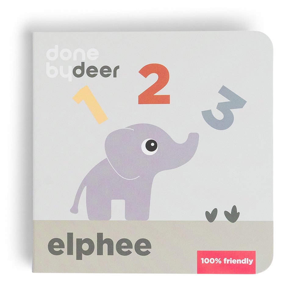 Done by Deer Board book telle Elphee Colour mix