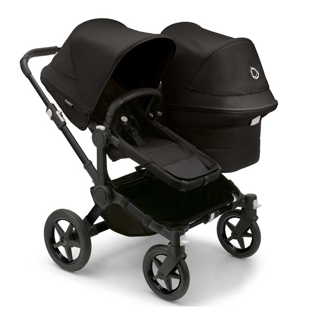 Bugaboo Donkey 5 Duo -lastenrattaat Midnight Musta
