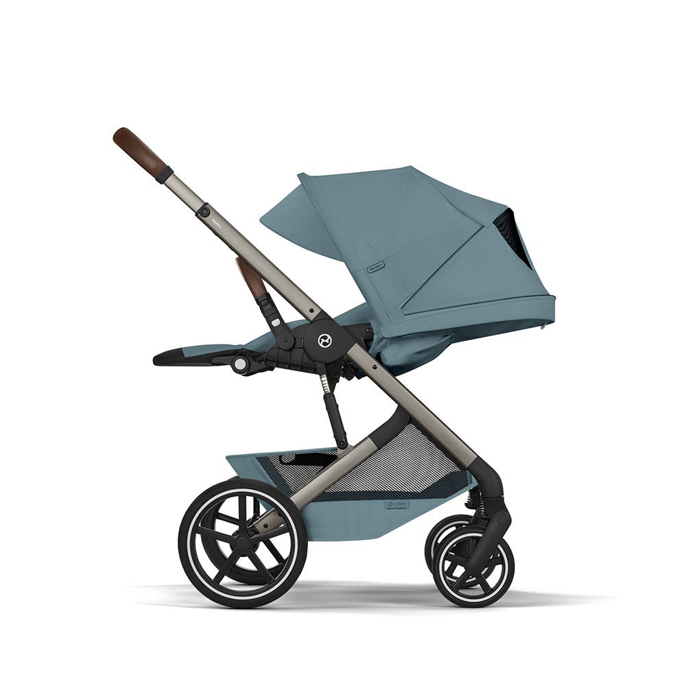 Cybex Balios S Lux TPE, sis. kokoontaitettavan vaunukopan Stormy Blue