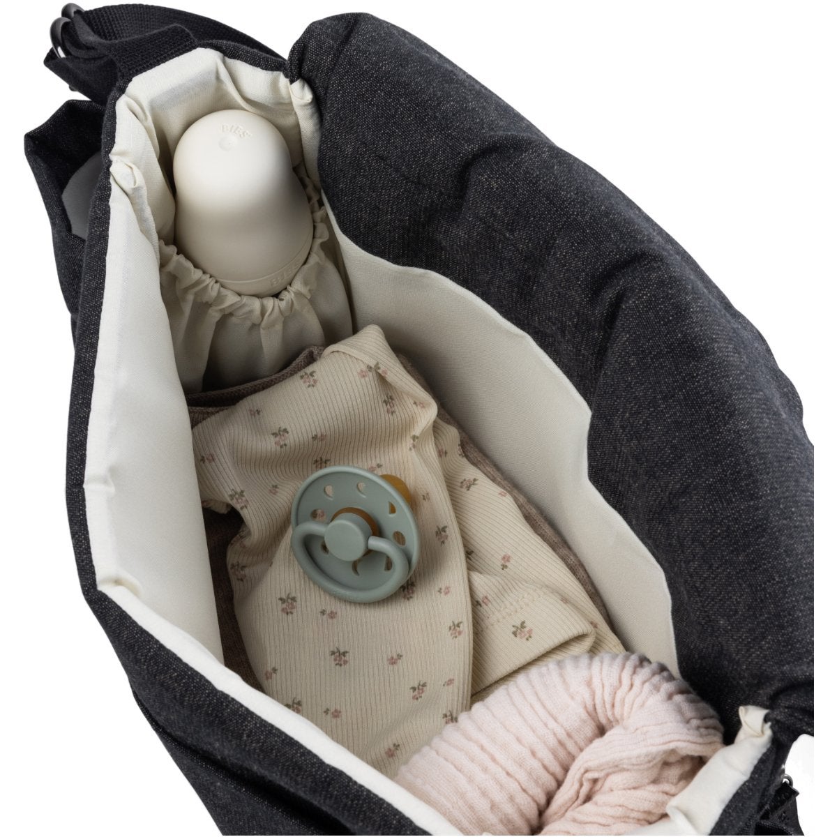 Sebra On-the-go-minihoitolaukku dark grey melange