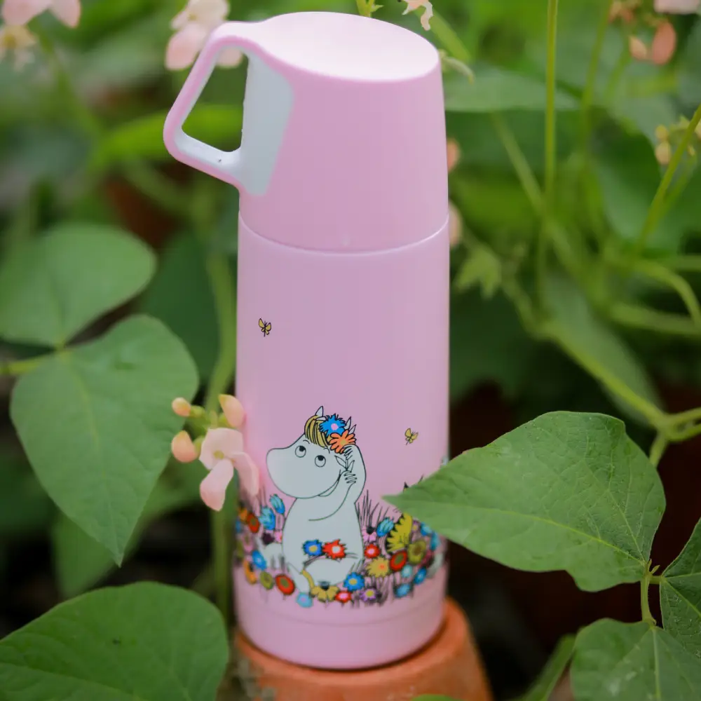 Rätt start Muumi Niitty Termospullo 350 ml pinkki