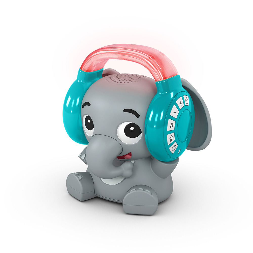 Baby Einstein yö- ja päiväseikkailuelefantti musiikin kanssa