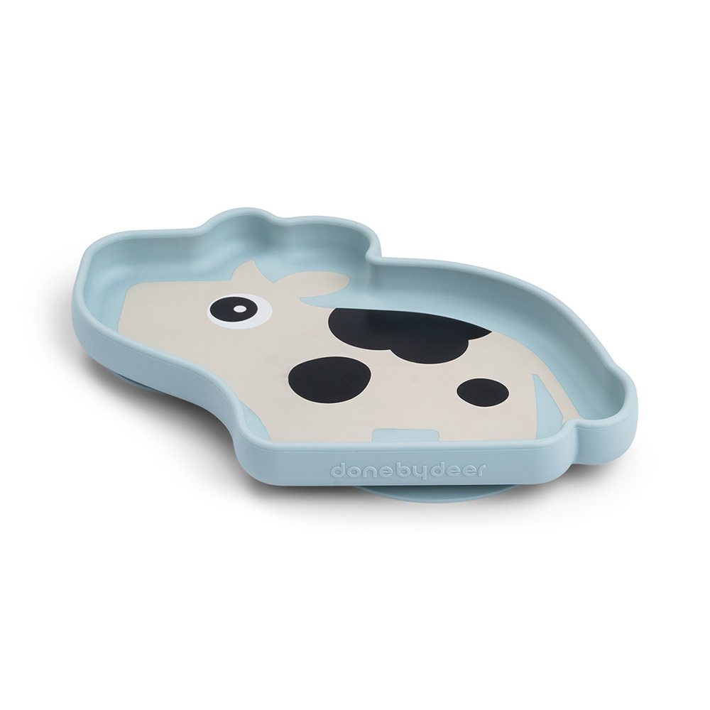 Done by Deer silikoninen välipalalautanen Dotti Blue