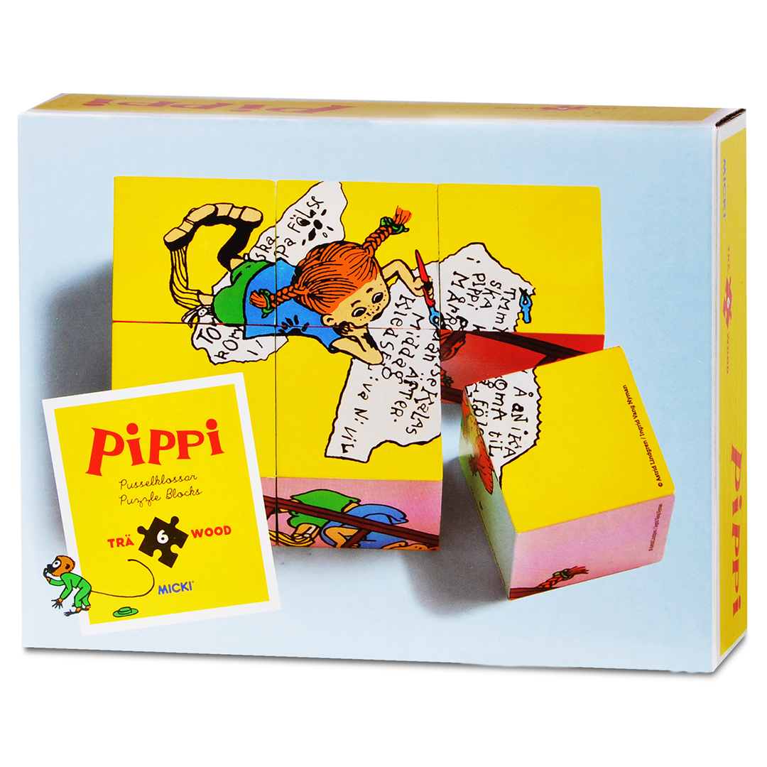 Pippi palapelin palikat 6 kpl