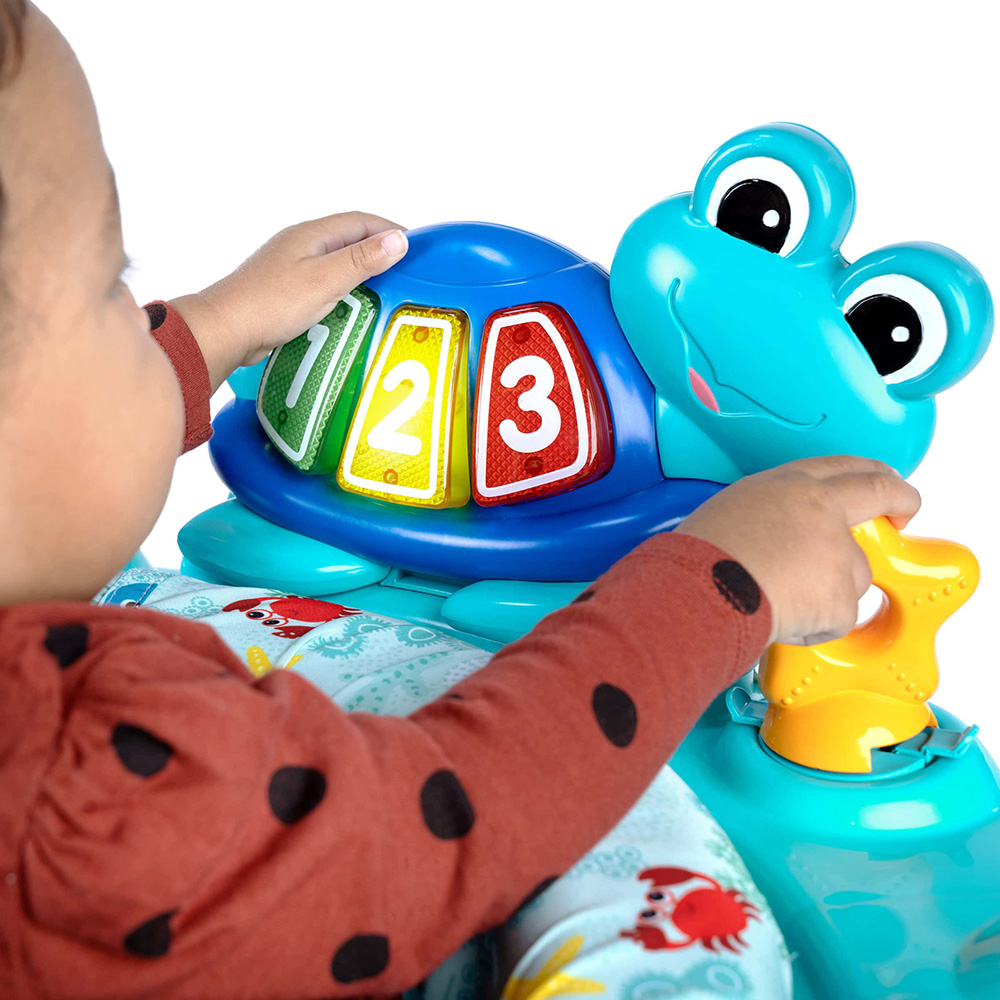 Baby Einstein 2 in 1 hyppäävä keinu/harjoituspöytä