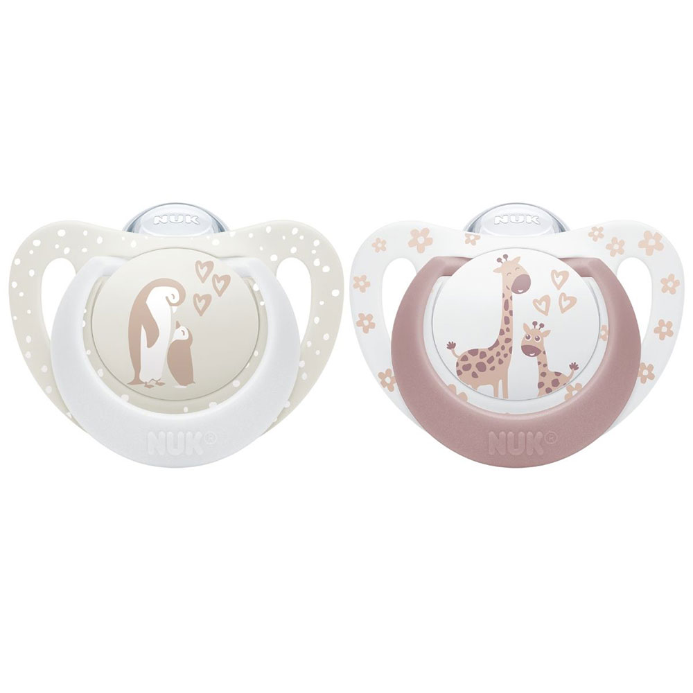NUK first choice penguin/giraffe 0-6 m