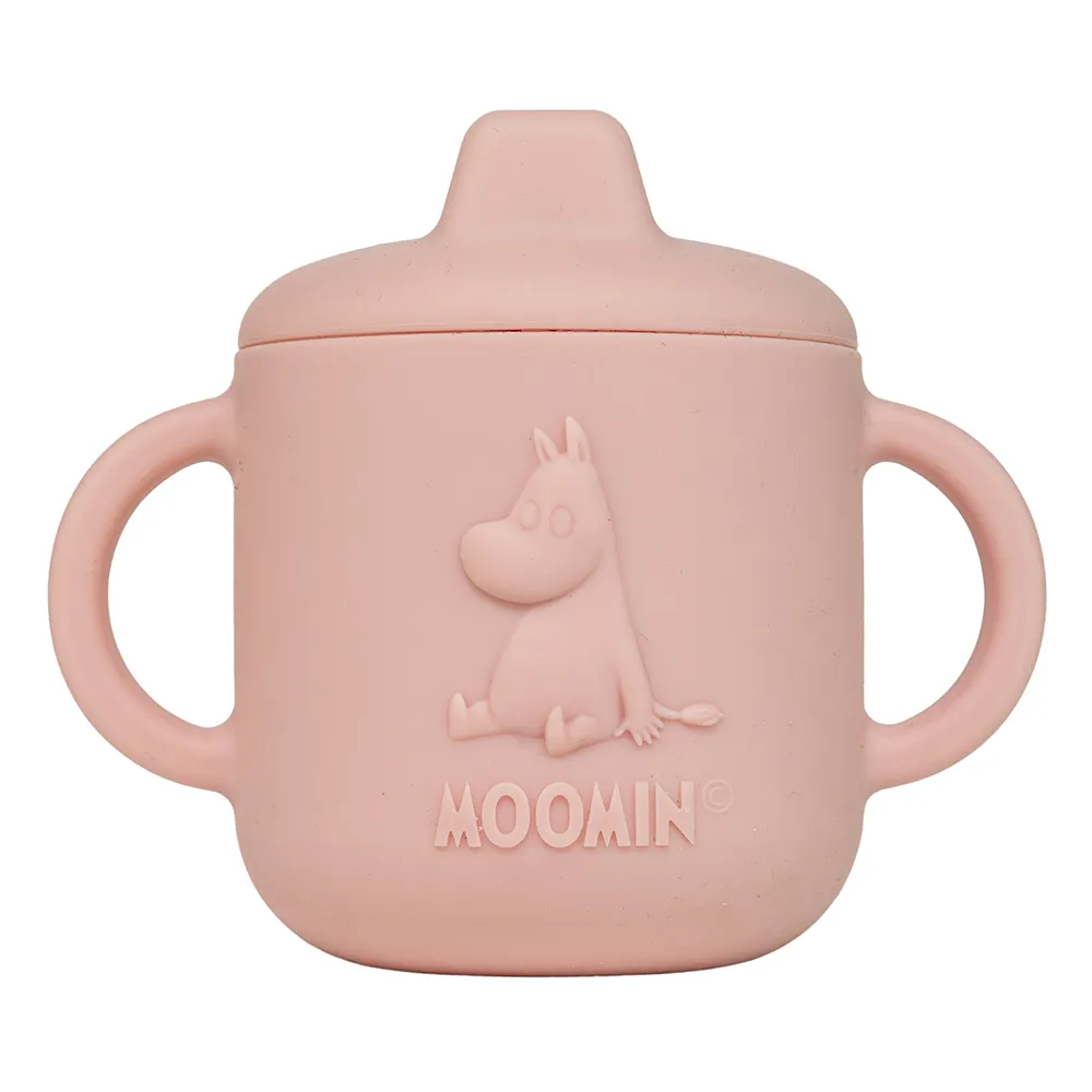 Rätt Start Mumin Silikoni juomakuppi Rosehip Pink