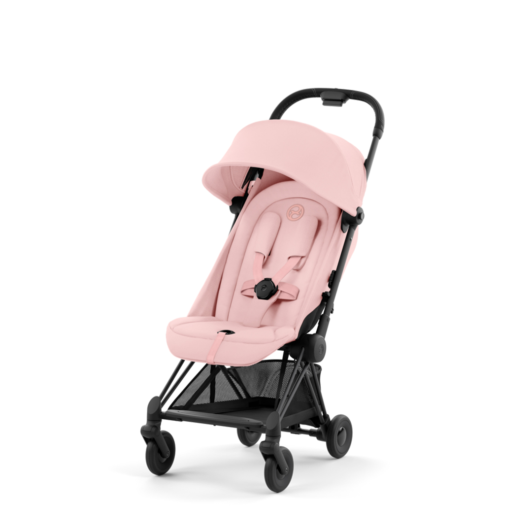 Cybex COYA lastenrattaat Matt Black Peach Pink 
