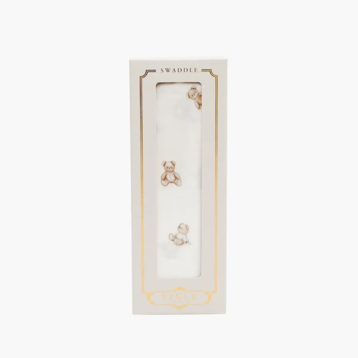 Livly Teddy Tay Swaddle White