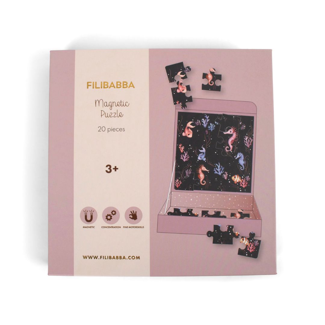 Filibabba Magneettipelit - Palapelit merihevosilla