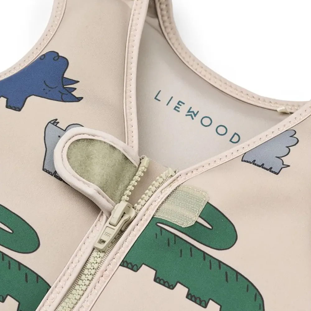 Liewood Dove Kylpyliivit Dinosaurs/Mist