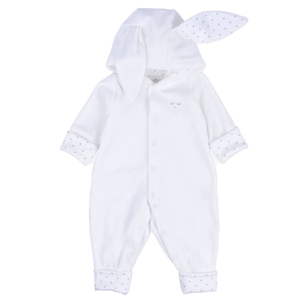 Livly Bunny Overall 1-3m White