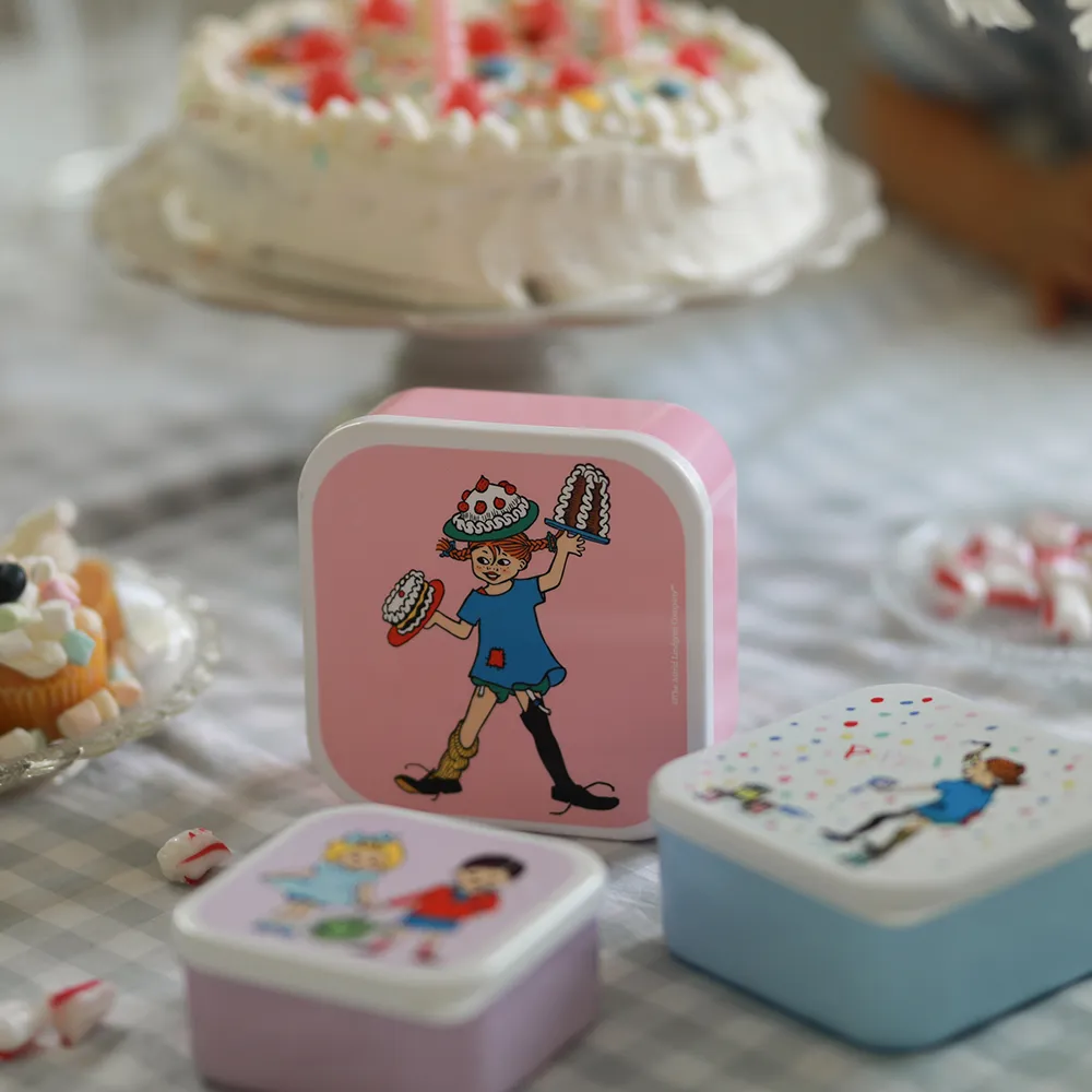 Rätt Start Pippi Syntymäpäivä Snackbox 3-pack