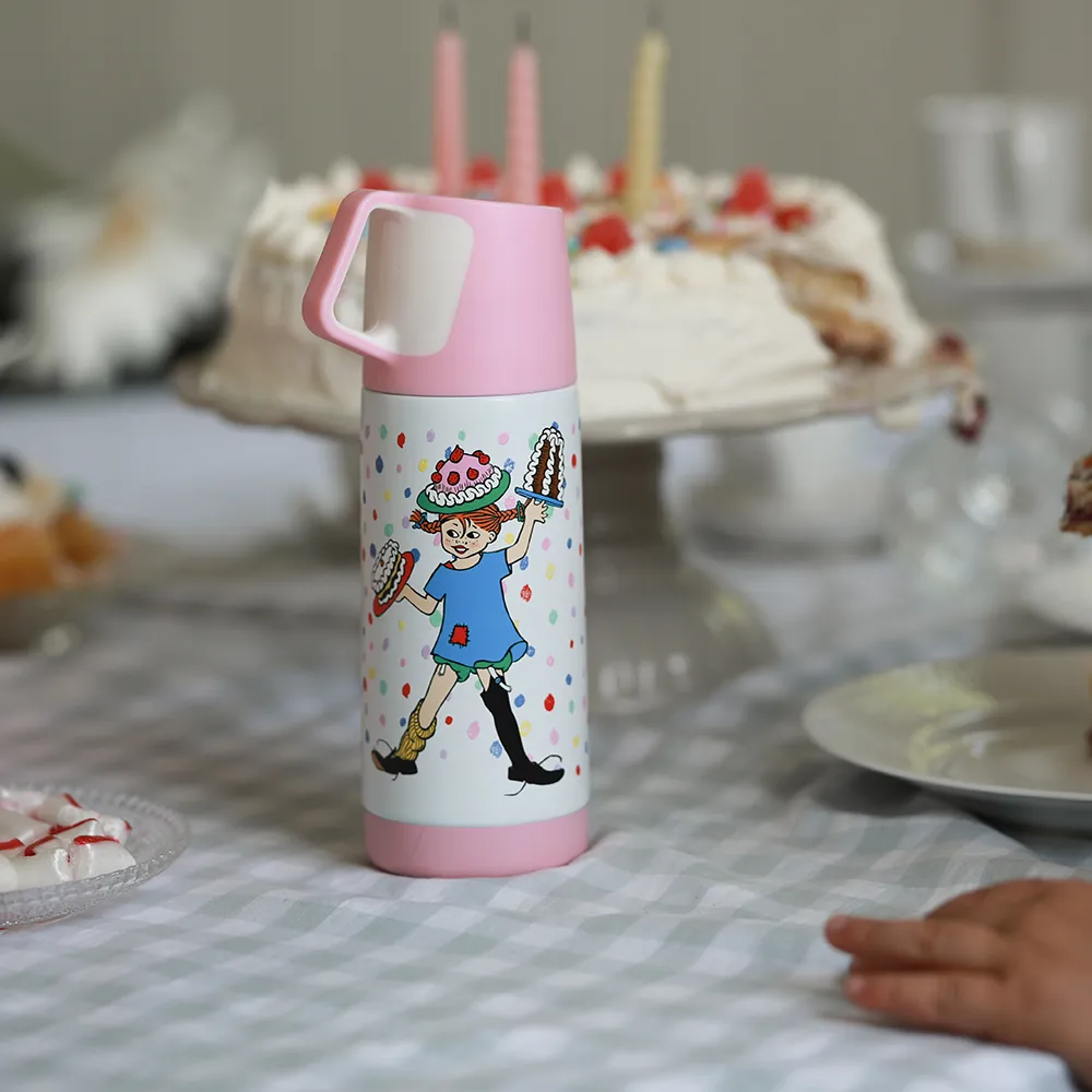 Oikea alku Pippi Syntymäpäivä Termos 350 ml