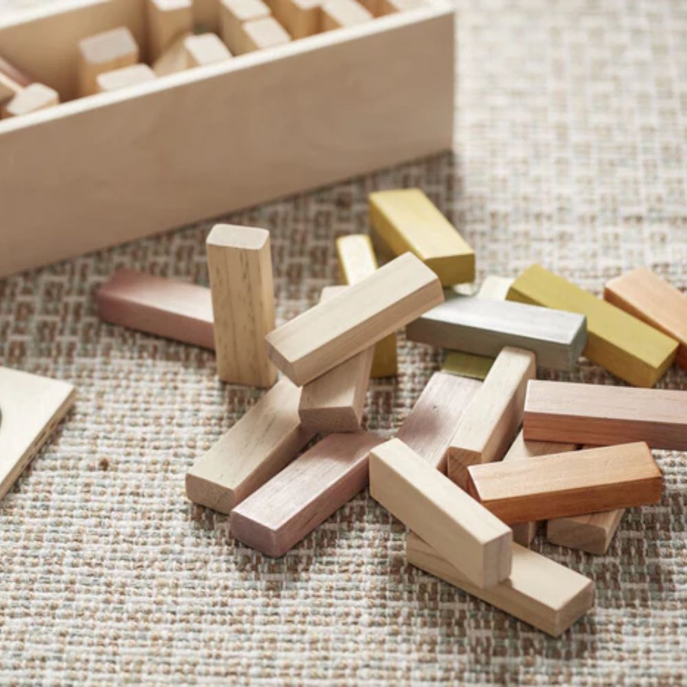 Kids Concept Rakennuspalikat puinen laatikko 