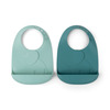 Done by Deer Peekaboo ruokalappu 2 kpl  Elphee Blue