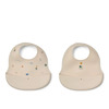 Liewood Ember -kuviollinen ruokalappu, 2 kpl (Flying / Sandy) 2919