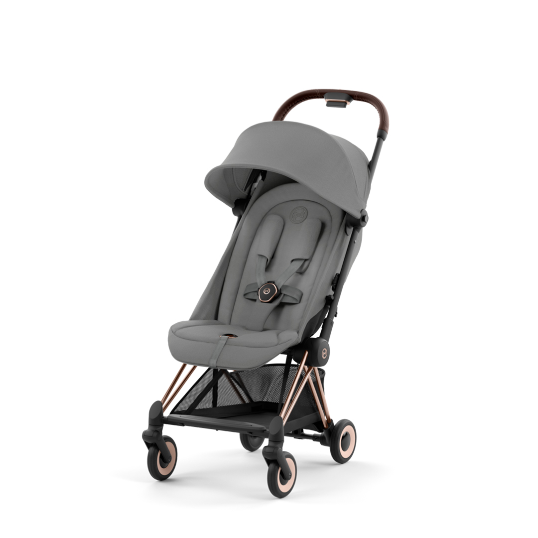 Cybex COYA -matkarattaat Rosegold Mirage Harmaa 