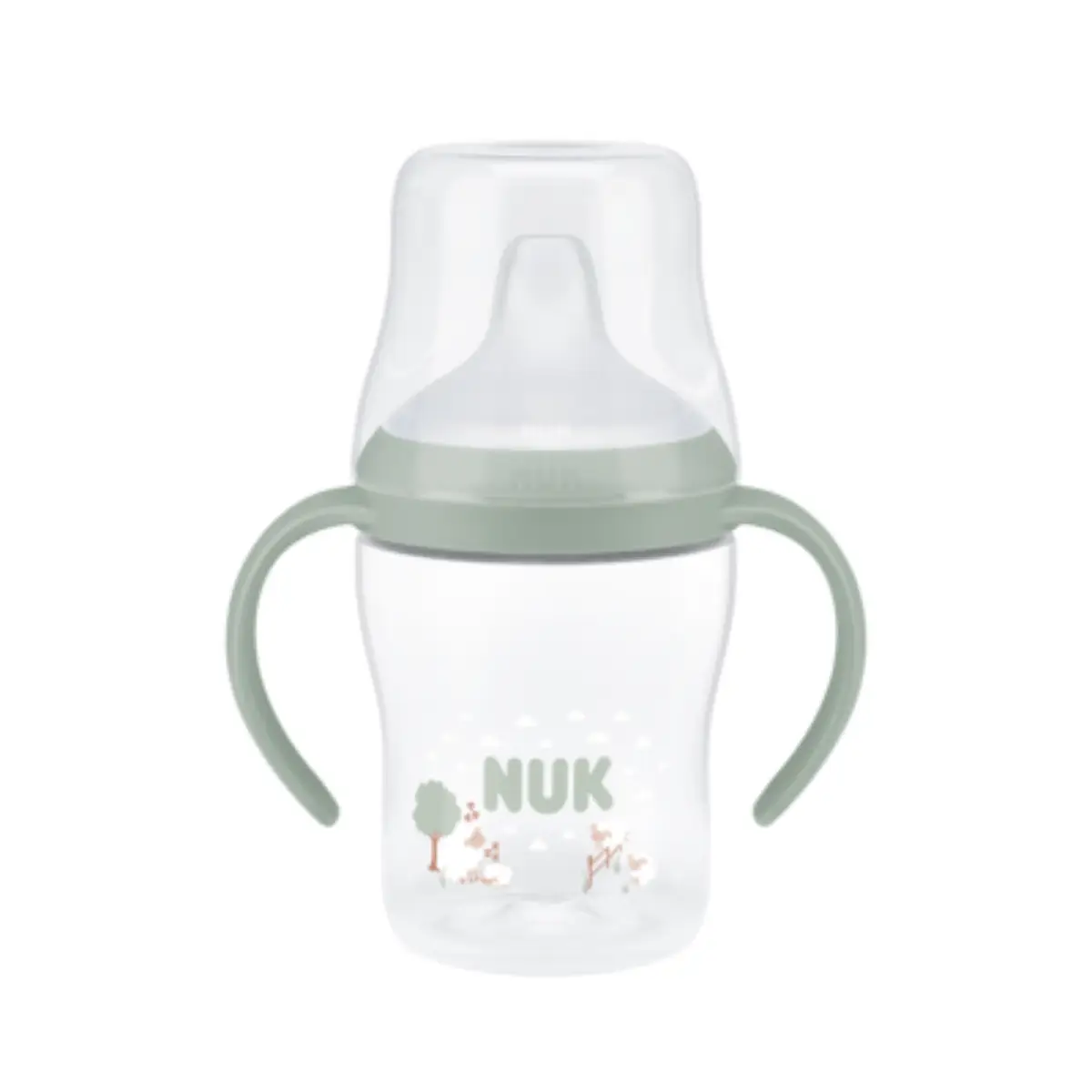 NUK Perfect Match -tuttipullo kahvoilla, 150 ml, lammas, 6 kk+