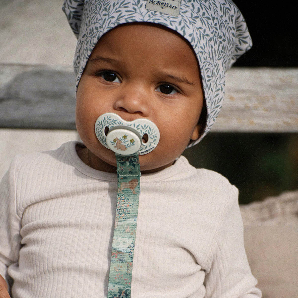 Elodie Cotton Hat Logo- Standen  0-6m