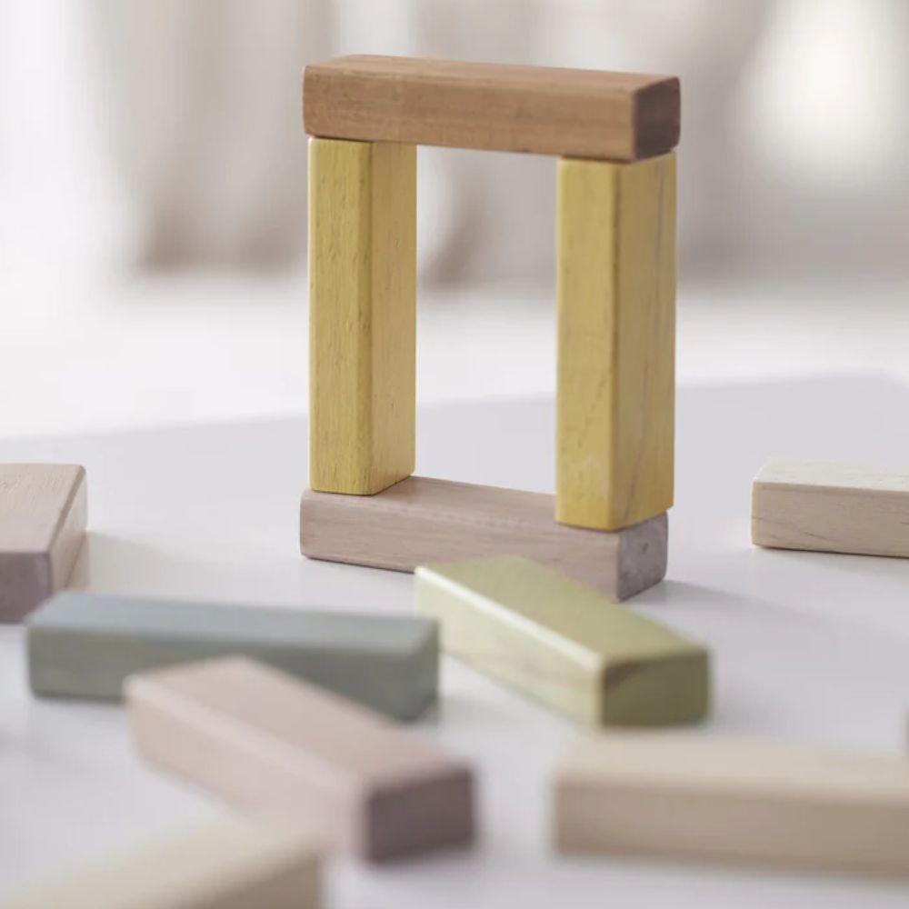 Kids Concept Rakennuspalikat puinen laatikko 