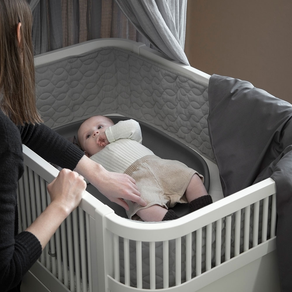 Sebra Baby & Junior Grow Bed Classic Valkoinen