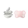 BIBS tutti Couture 2-pack silikoni 0-6m Haze/Blossom (Haze/Kukka)