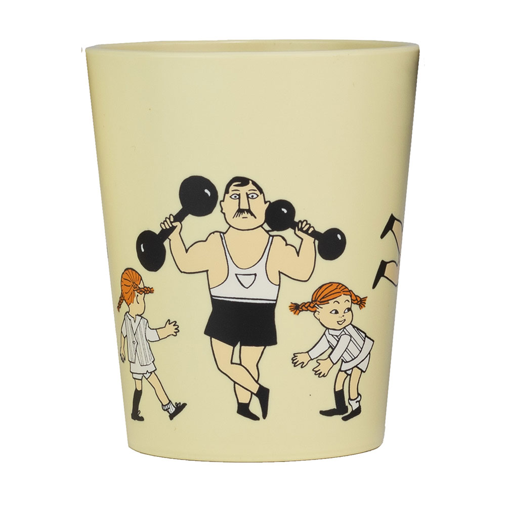 Rätt Start Pippi Cirkus Tumbler muki keltainen