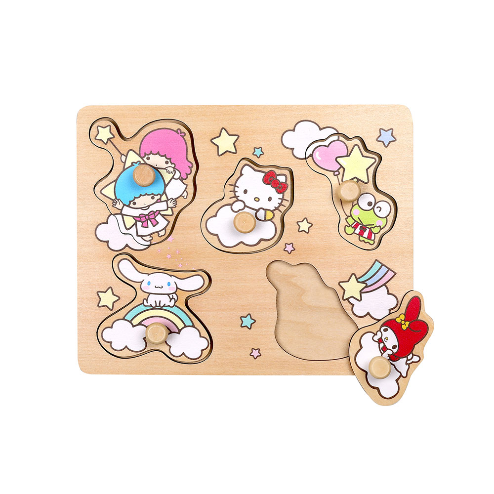 Hello Kitty puinen palapeli 5 palaa
