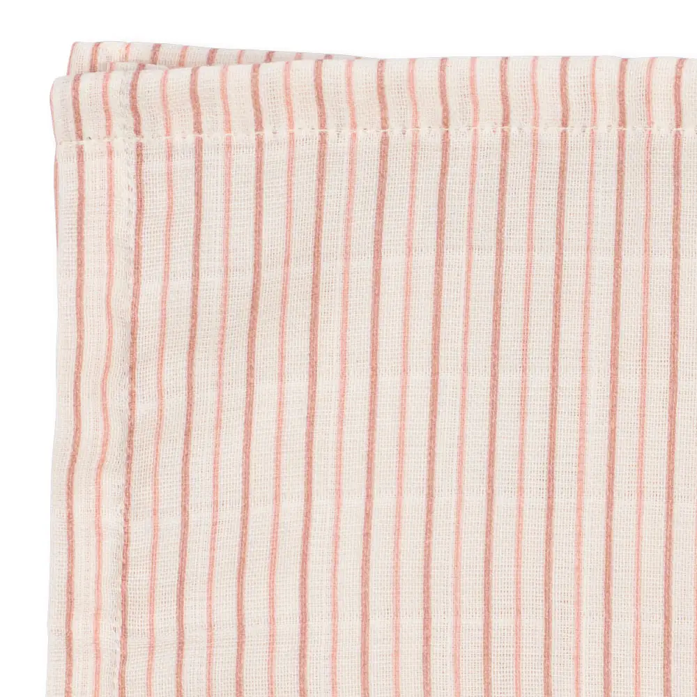 Konges Sløjd Musliiniliinat 3-pack GOTS Stripie Petite Rose