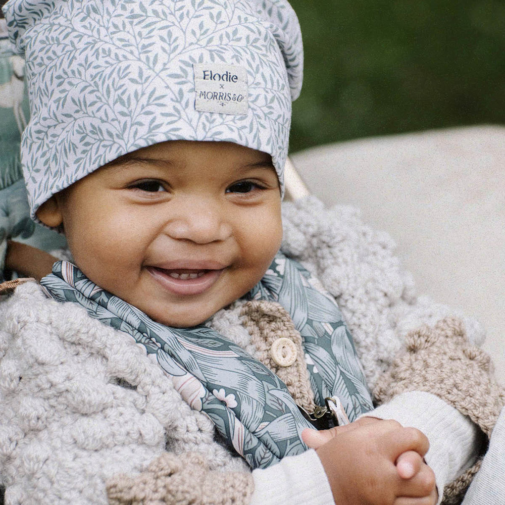 Elodie Cotton Hat Logo- Standen  0-6m