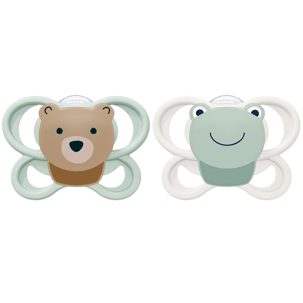 NUK Perfect Match Air Tutti Bear/Frog 0-6 kk