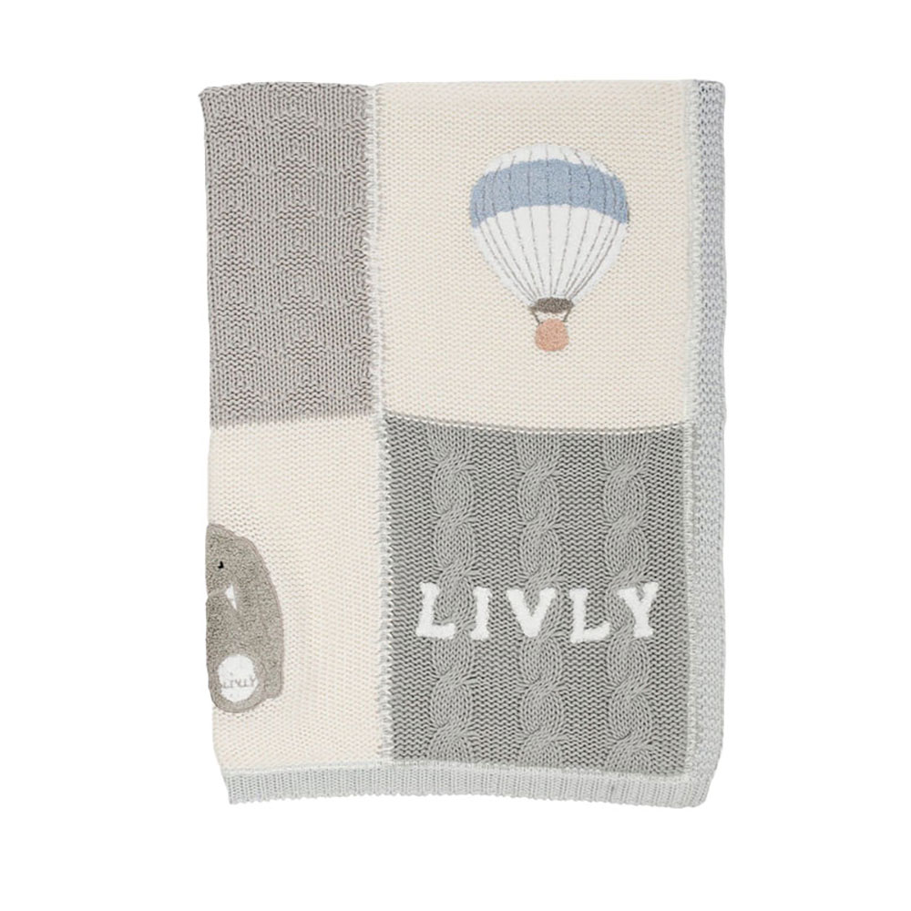 Livly Playroom Neulepeitto Sininen