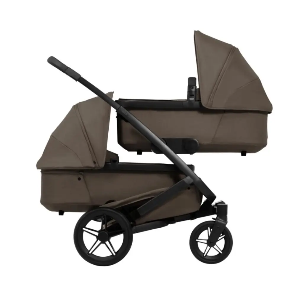 Joolz Geo5 Twin Stroller Pähkinänruskea