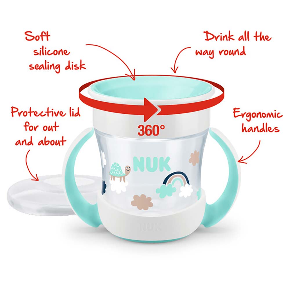 NUK Evolution Magic Mini muki 160ml valkoinen