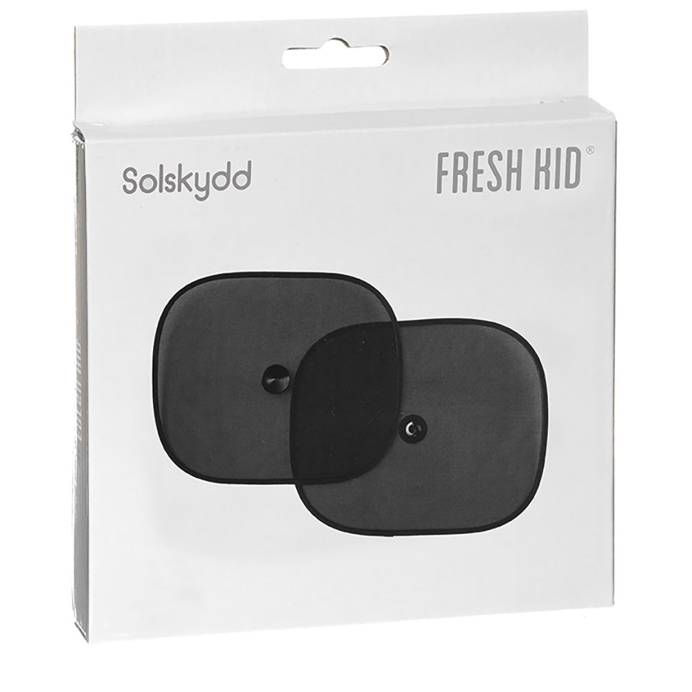 Fresh Kid aurinkovisiiri auto 2-pack Musta
