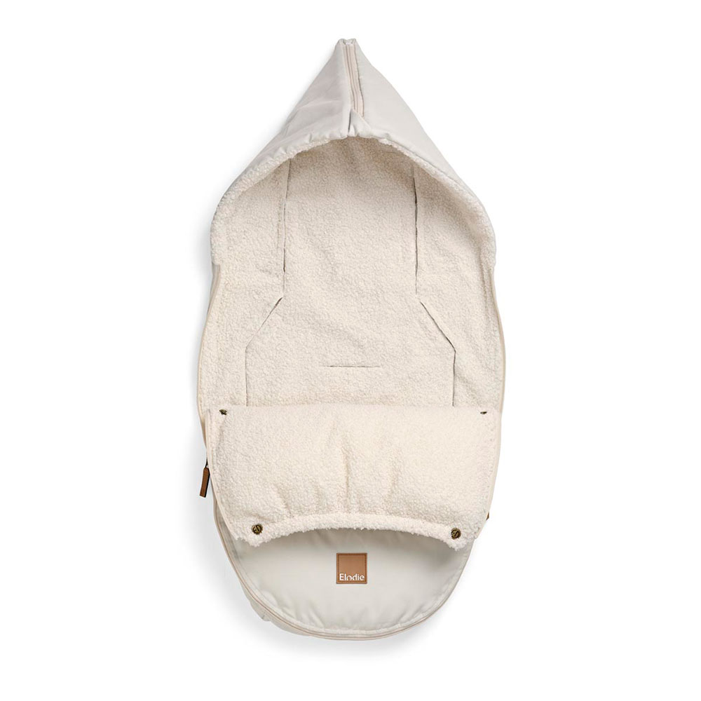 Elodie turvaistuimen kantokoppa Creamy White (kermanvalkoinen)