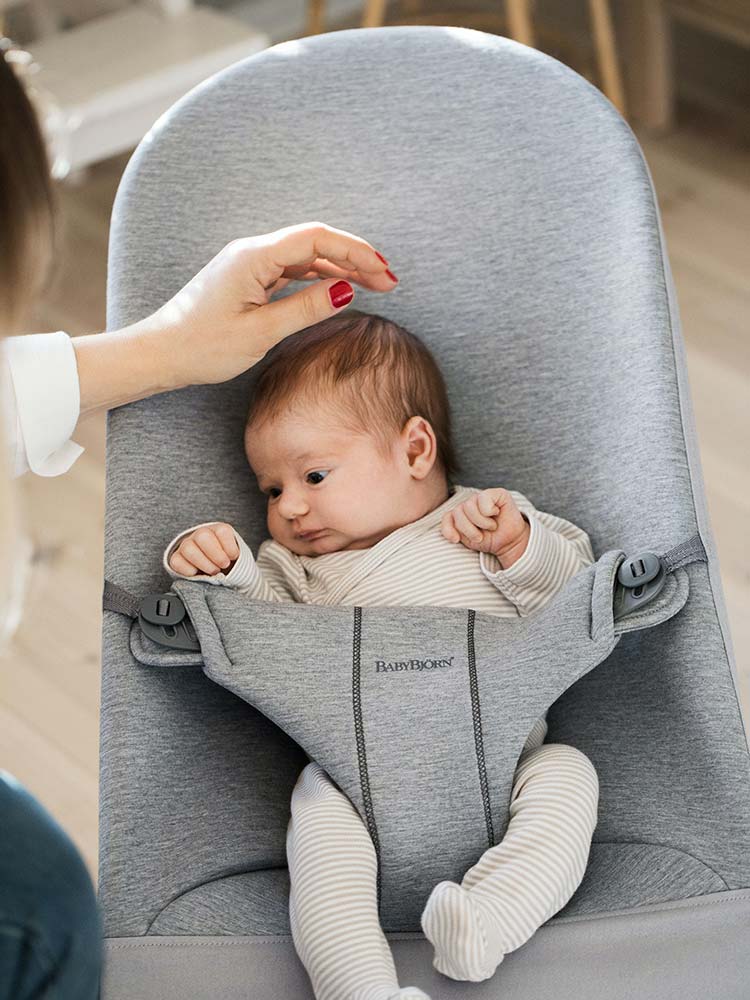 Babybjörn Babysitter Bliss 3D Jersey vaaleanharmaa