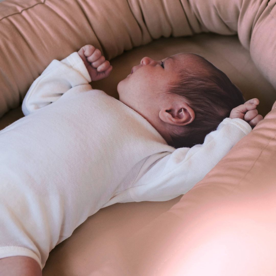 Filibabba Baby Nest Premium Kapok Blush Vauvapesä