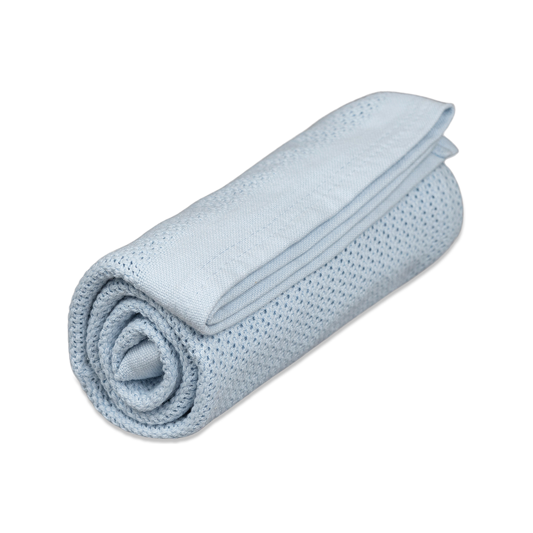 Vinter & Bloom grid-huopa Soft Grid EKO True Blue (tosi sininen)