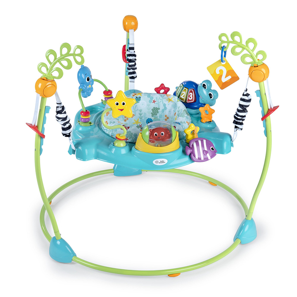 Baby Einstein 2 in 1 hyppäävä keinu/harjoituspöytä