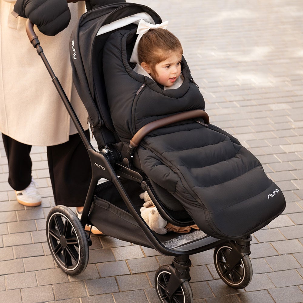 Nuna winter set merino & muffs Caviar