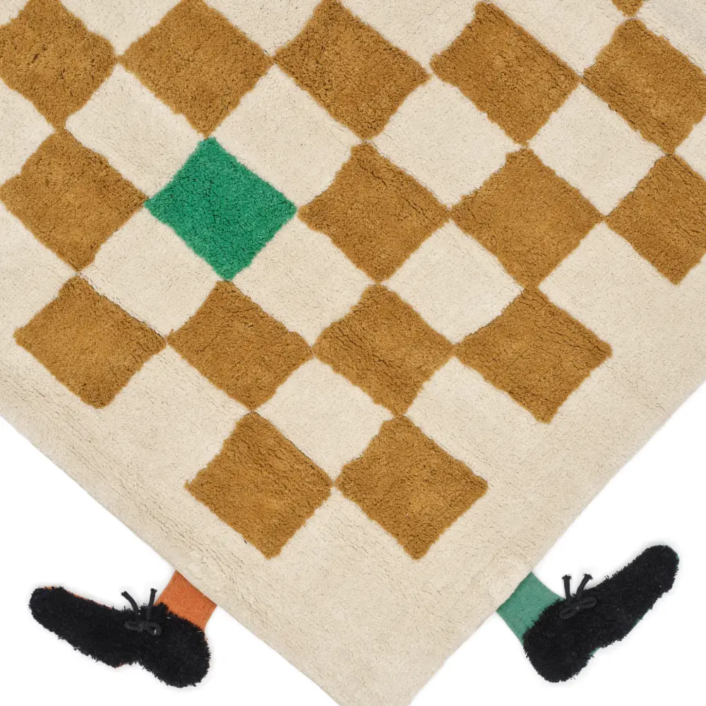 Kids Concept matto ruudullinen PIPPI