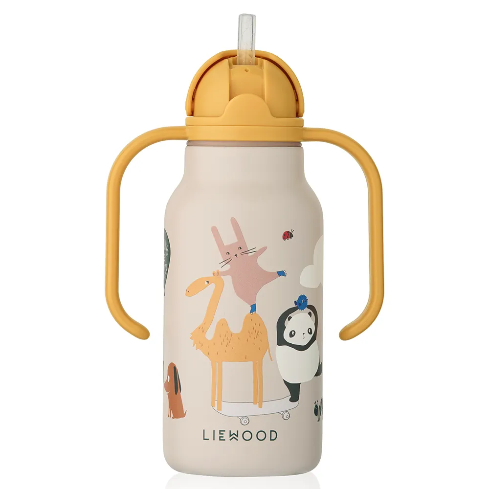 Liewood Kimmie vesipullo 250 ml Around the world / Sandy 2621
