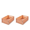 Liewood Weston säilytyslaatikkoM 2-pack Toscany rose 2074