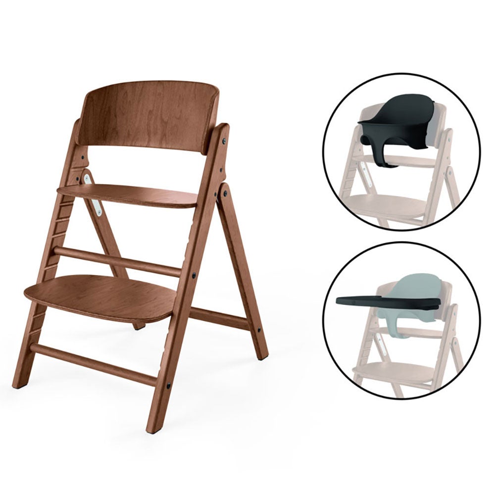 Cybex Click & Fold Ruokailutuoli 3-in-1 All Natural Dark