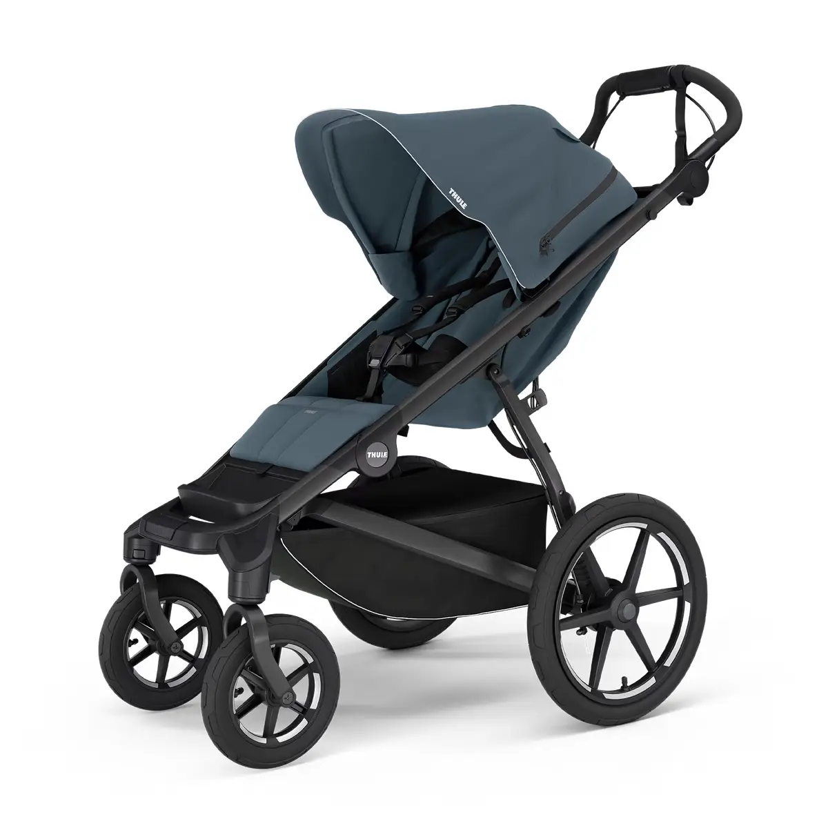 Thule Urban Glide 4-wheel Dark Slate magnetic buckle